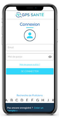 Application GPS Santé - solution alternative doctolib