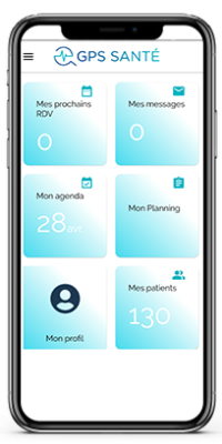 Application GPS Santé - solution de prise de rendez-vous alternative doctolib